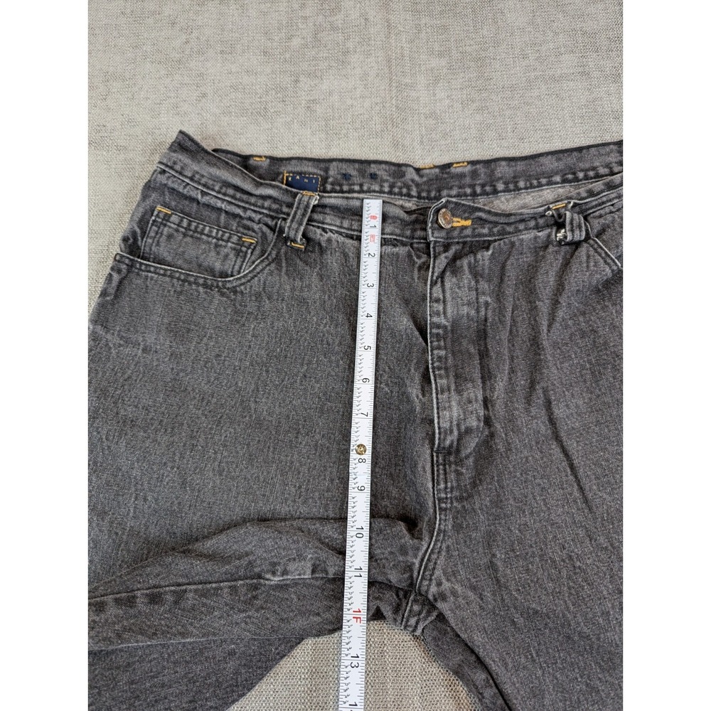 Karl Kani Gold Jeans Mens 38x34 (36X31) Distressed Baggy Loose Denim Y2K Hip Hop - Picture 8 of 12